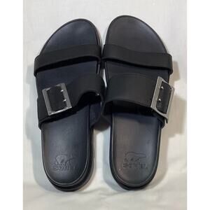 SOREL roaming chunky  buckle slide sandals
